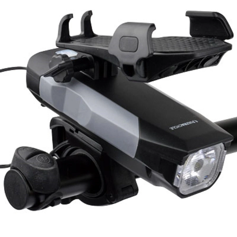 USB 550 LUMEN HEADLIGHT W/PHONE HOLDER 3 USB 550 LUMEN HEADLIGHT W/PHONE HOLDER
