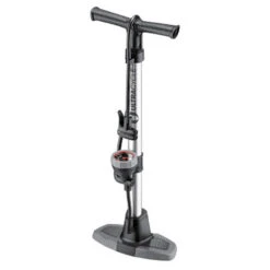 THRUST AL Bicycle Pump, Gray, 160 PSI