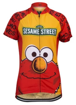 Sesame Street Elmo Women's Cycling Jersey (S, M, L, XL, 2XL) -Cycling Gear W ELMO 2
