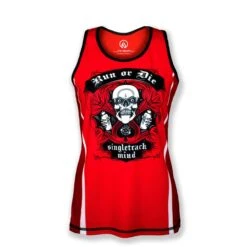 INKnBURN Women's Red Run Or Die Singlet (XL, 2XL)