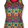 INKnBURN Women's Toon Singlet (S, M) -Cycling Gear W ROD Toon Singlet Front 51569.1595632164