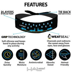 Halo Headband - Tie Version (Nightlight) 6 Halo Headband - Tie Version (Nightlight) -Cycling Gear WHT 5 1c3b8f7d 4d71 4c60 b8f7 cd195658b7a9