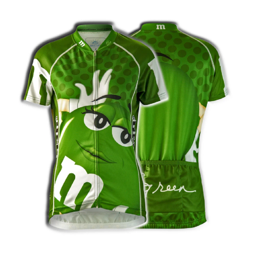 M&M's Signature Women's Cycling Jersey - Green - X-Large - 50% OFF! 3 M&M's Signature Women's Cycling Jersey - Green - X-Large - 50% OFF!