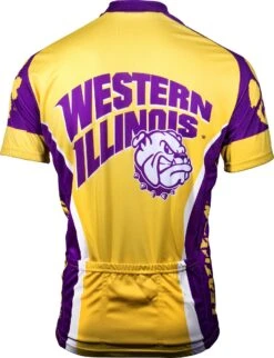 Western Illinois Cycling Jersey (S, M) -Cycling Gear WesternIllinoisJsy Back