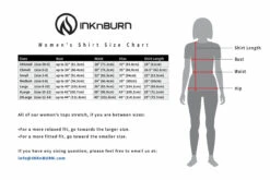 INKnBURN Women's Rhythm And Hues Tech Shirt (XS, S) -Cycling Gear Womens shirt size chart 22082.1600713005 4d462bf5 e5fd 4346 a282 048247f2c93e