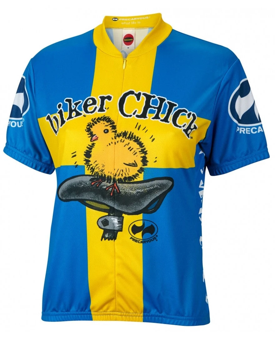 Swedish Biker Chick Women's Cycling Jersey (S, M, L, XL) 3 Swedish Biker Chick Women's Cycling Jersey (S, M, L, XL)