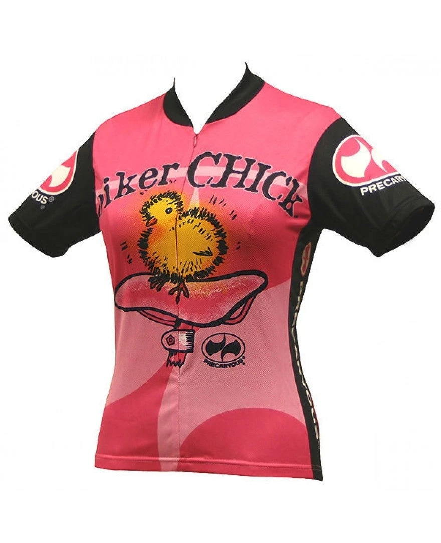Biker Chick Cycling Jersey - Pink (S, M, L, XL) 4 Biker Chick Cycling Jersey - Pink (S, M, L, XL) - Image 2