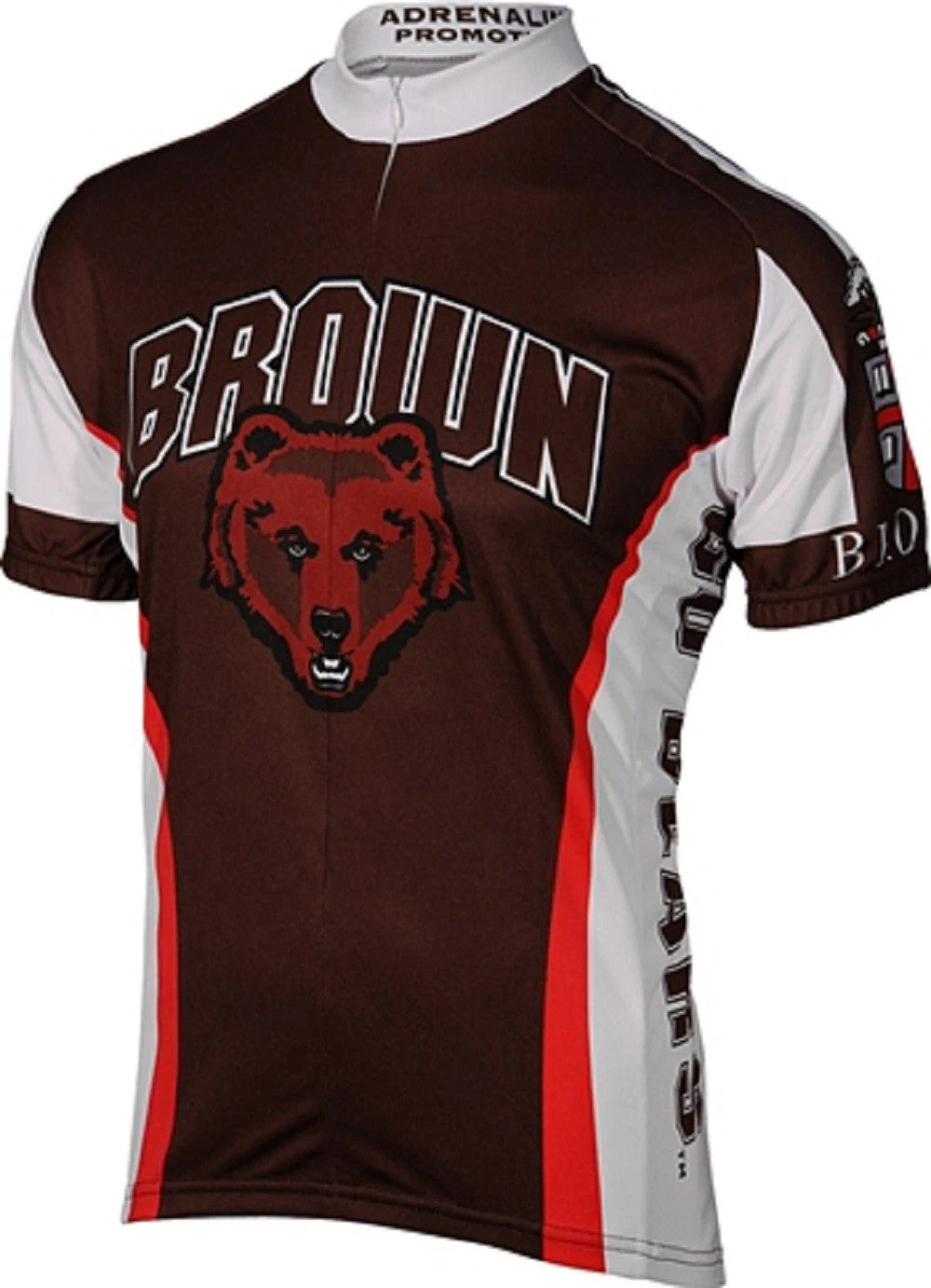 Brown University Bears Men's Cycling Jersey 2XL 3 Brown University Bears Men's Cycling Jersey 2XL