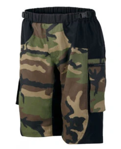 Outlaw Bullet Men's MTB Short Camo (M, 2XL) -Cycling Gear camo shorts 1 880x1084 1