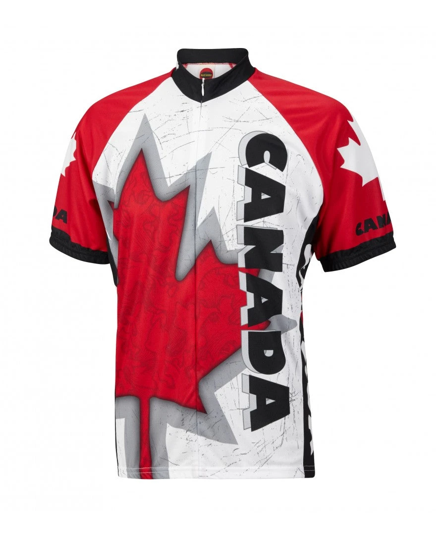 Canada Maple Leaf Men's Cycling Jersey (S, M, L, XL, 2XL, 3XL) 3 Canada Maple Leaf Men's Cycling Jersey (S, M, L, XL, 2XL, 3XL)