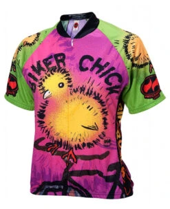 Biker Chick - Chick On A Bike Women's Cycling Jersey (S, M, L, XL)