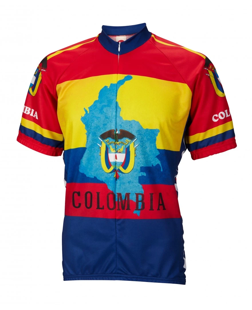 Colombia Men's Cycling Jersey (S, M, L, XL, 2XL, 3XL) 3 Colombia Men's Cycling Jersey (S, M, L, XL, 2XL, 3XL)