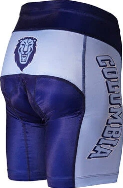 Columbia University Lions Cycling Shorts (S, XL, 2XL) -Cycling Gear columbia short back