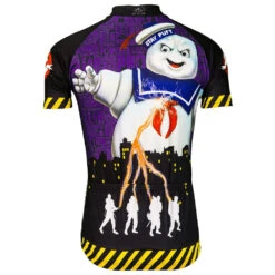 Ghostbusters Stay Puft Men's Cycling Jersey MEDIUM - 50% OFF! -Cycling Gear gbm m rear