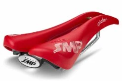 Selle SMP Glider Pro Saddle With Steel Rails -Cycling Gear glider rosso aisi 34