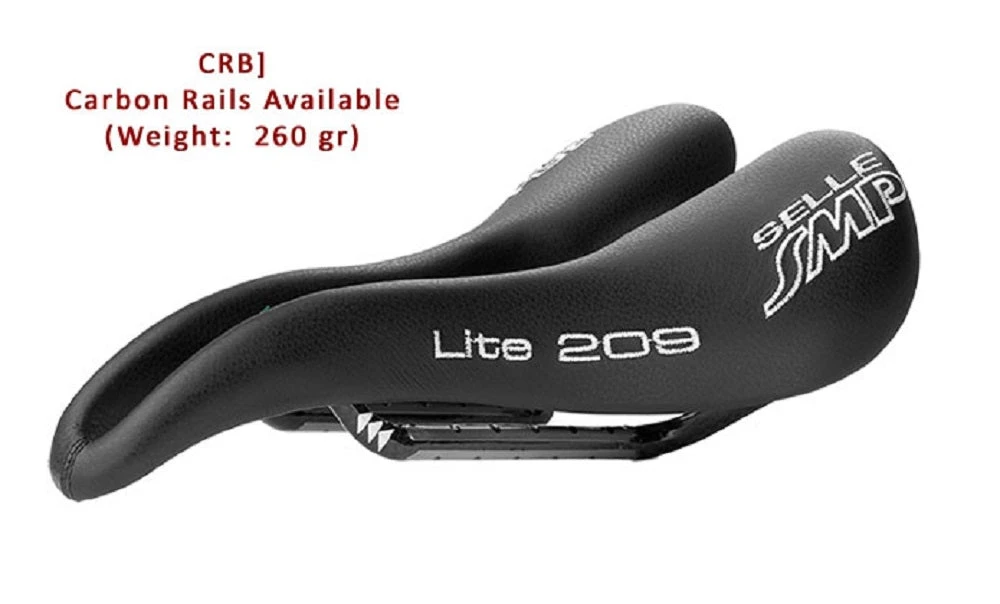 Selle SMP Lite 209 Bicycle Saddle (with Carbon Rails) 10 Selle SMP Lite 209 Bicycle Saddle (with Carbon Rails) - Image 8