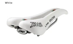 Selle SMP Lite 209 Bicycle Saddle (with Carbon Rails) 35 Selle SMP Lite 209 Bicycle Saddle (with Carbon Rails) -Cycling Gear lite inserts white angle 8acaedae 7b3f 44ae b202 c5addac160dd