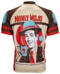 Manly Mojo Men's Cycling Jersey (S, M, L, XL, 2XL, 3XL) -Cycling Gear manly jojo back 880x1084 1