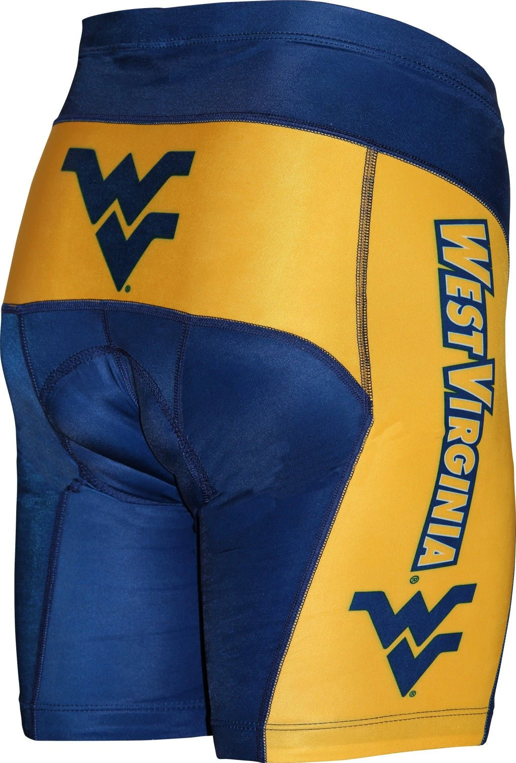 West Virginia Wolverines Men's Cycling Shorts (S, XL, 2XL) 4 West Virginia Wolverines Men's Cycling Shorts (S, XL, 2XL) - Image 2