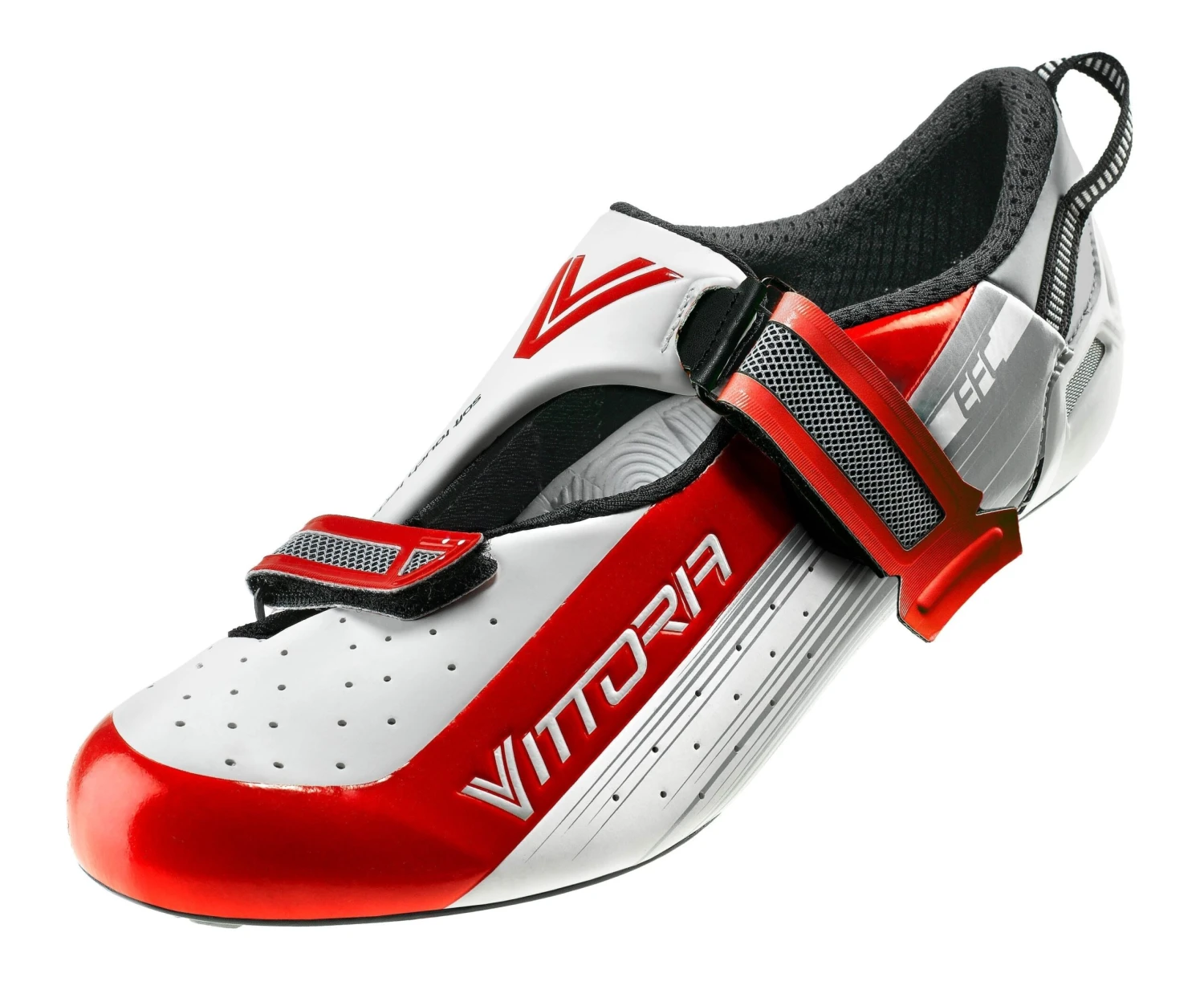 Vittoria TRI PRO Triathlon Cycling Shoes - White / Red 3 Vittoria TRI PRO Triathlon Cycling Shoes - White / Red