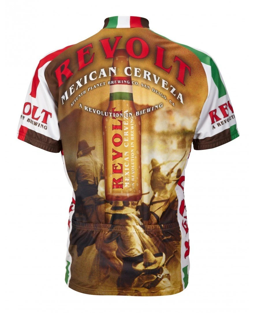 Revolt Cerveza Men's Cycling Jersey (S, M, L, XL, 2XL, 3XL) 4 Revolt Cerveza Men's Cycling Jersey (S, M, L, XL, 2XL, 3XL) - Image 2
