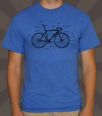 Men's Bike Anatomy T-Shirt (2XL, 3XL) 3 Men's Bike Anatomy T-Shirt (2XL, 3XL)