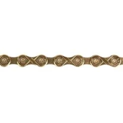 KMC X10 Bicycle Chain (Ti Gold, 1/2 X 11/128 - Inch, 116 Links)