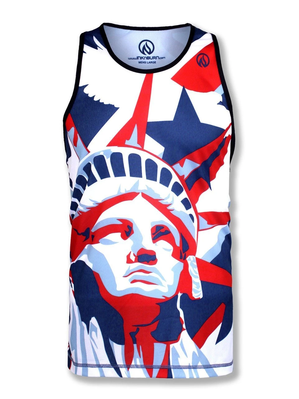INKnBURN Men's Liberty & Justice Singlet (2XL) 2 INKnBURN Men's Liberty & Justice Singlet (2XL)