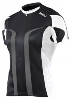 2XU Elite Sublimated Cycle Jersey Female White/Watermelon X-Small -Cycling Gear medium 92c93d89 5806 4a40 b589 da97307a7908