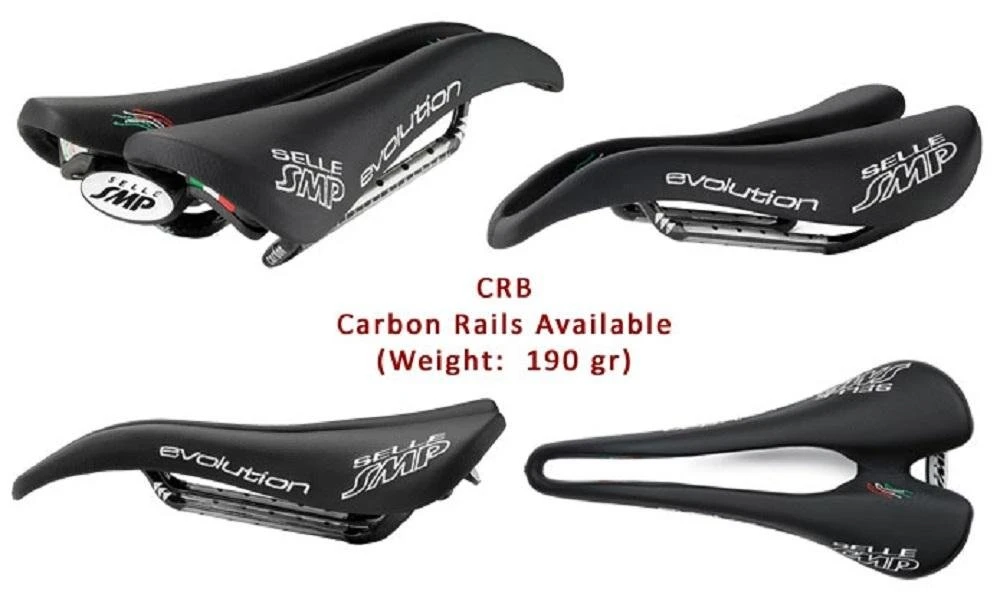 Selle SMP Evolution Pro Saddle With Carbon Rails 14 Selle SMP Evolution Pro Saddle With Carbon Rails - Image 12