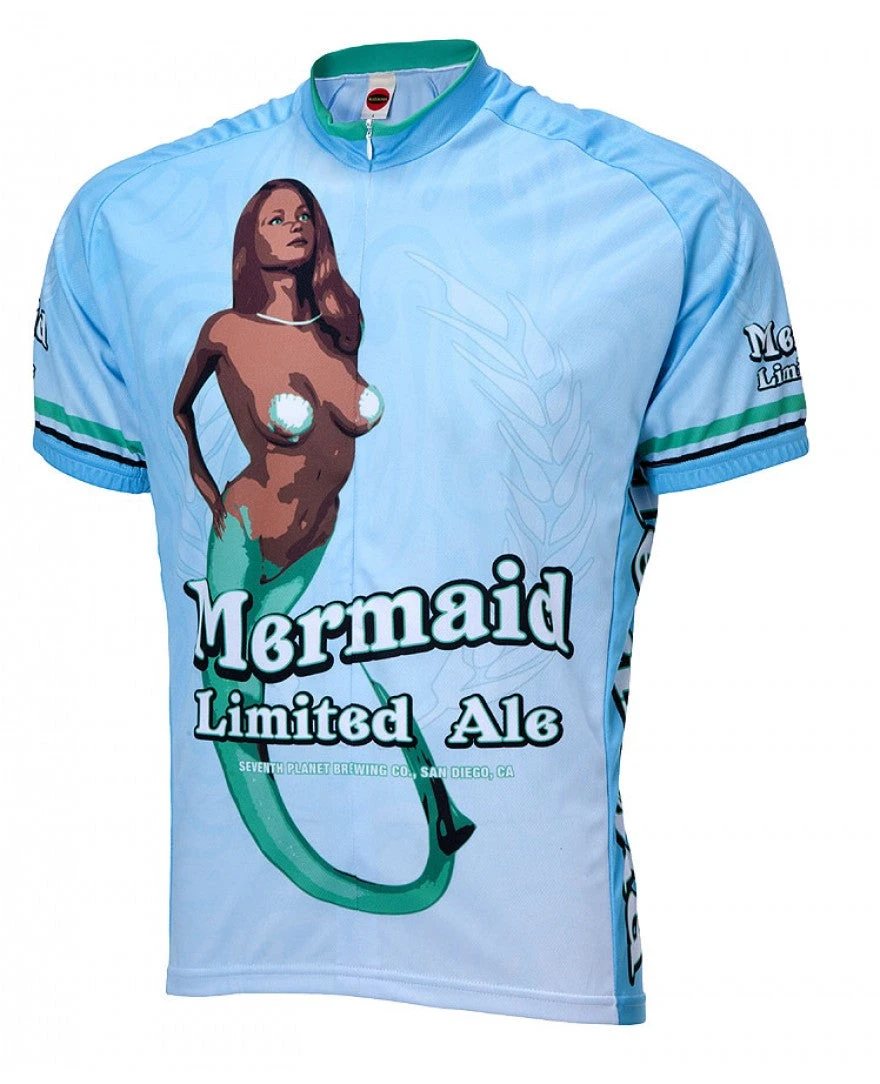 Mermaid Ale Men's Cycling Jersey (S, M, L, XL, 2XL, 3XL) 3 Mermaid Ale Men's Cycling Jersey (S, M, L, XL, 2XL, 3XL)