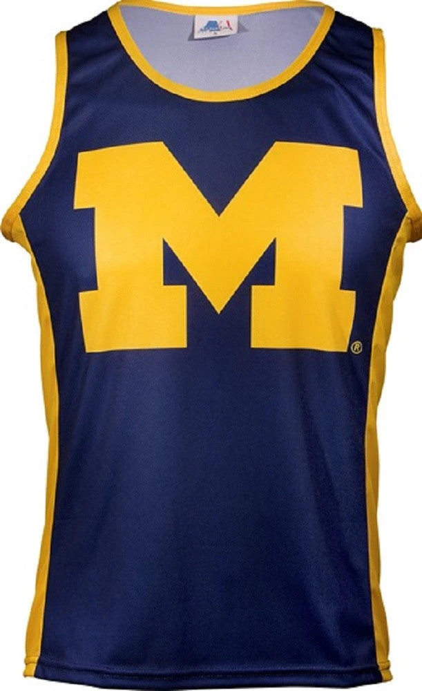 Michigan Wolverines RUN/TRI Singlet (XS, S, XL, 2XL, 3XL) 3 Michigan Wolverines RUN/TRI Singlet (XS, S, XL, 2XL, 3XL)
