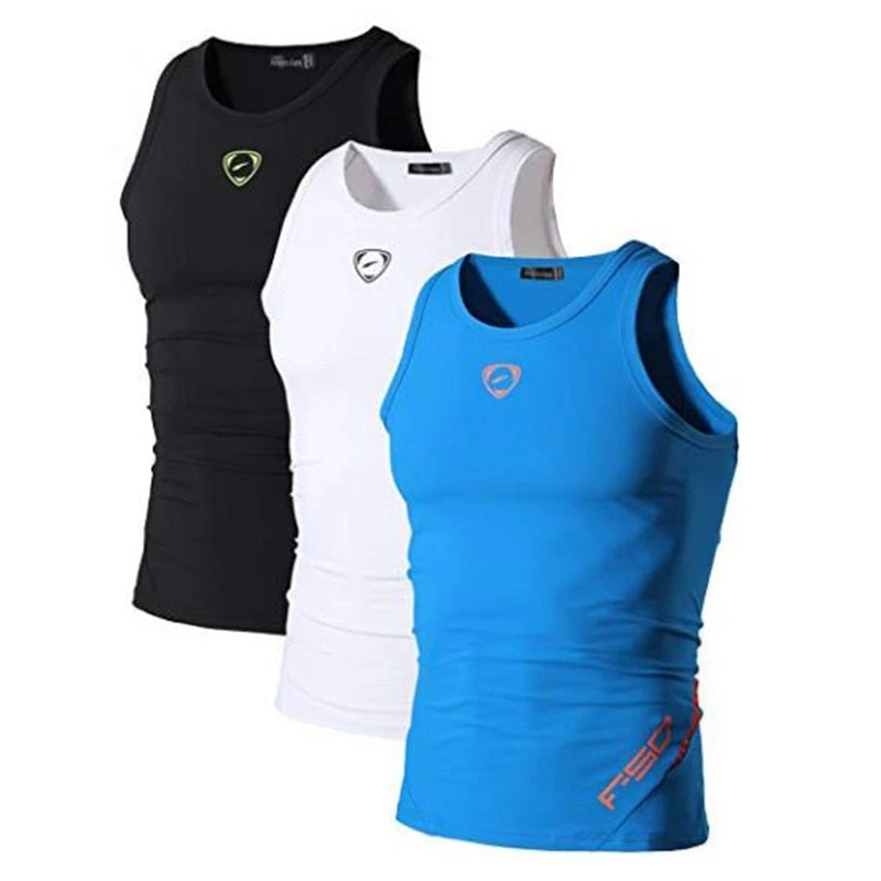 Jeansian 3 Pack Compression Sport Tank Tops 3 Jeansian 3 Pack Compression Sport Tank Tops