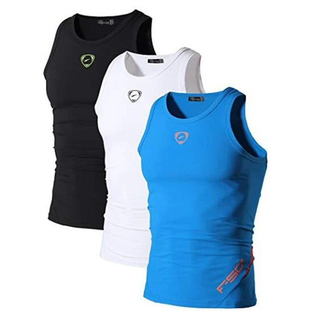 Jeansian 3 Pack Compression Sport Tank Tops 16 Jeansian 3 Pack Compression Sport Tank Tops - Image 14