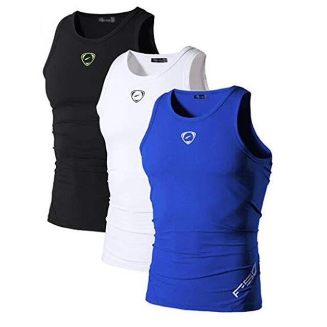 Jeansian 3 Pack Compression Sport Tank Tops 10 Jeansian 3 Pack Compression Sport Tank Tops - Image 8