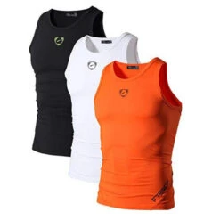 Jeansian 3 Pack Compression Sport Tank Tops 36 Jeansian 3 Pack Compression Sport Tank Tops -Cycling Gear product image 1434051016