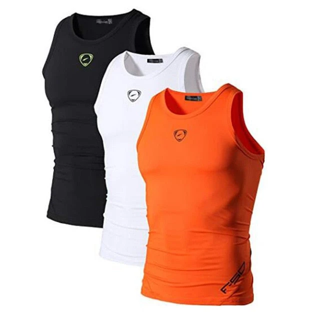Jeansian 3 Pack Compression Sport Tank Tops 17 Jeansian 3 Pack Compression Sport Tank Tops - Image 15