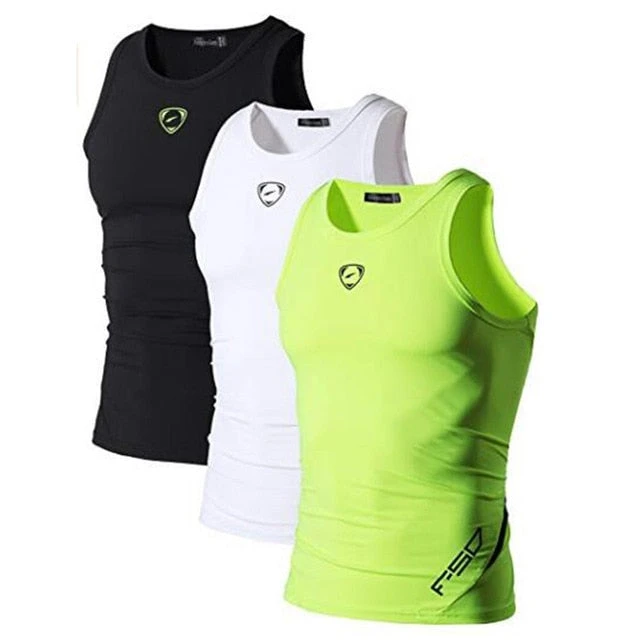 Jeansian 3 Pack Compression Sport Tank Tops 15 Jeansian 3 Pack Compression Sport Tank Tops - Image 13