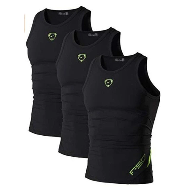 Jeansian 3 Pack Compression Sport Tank Tops 5 Jeansian 3 Pack Compression Sport Tank Tops - Image 3