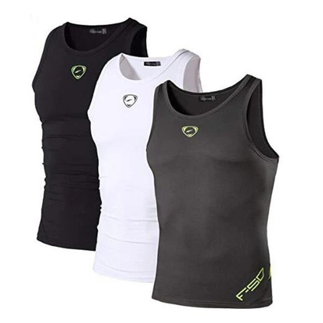 Jeansian 3 Pack Compression Sport Tank Tops 4 Jeansian 3 Pack Compression Sport Tank Tops - Image 2