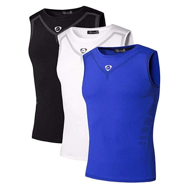 Jeansian 3 Pack Compression Sport Tank Tops 18 Jeansian 3 Pack Compression Sport Tank Tops - Image 16