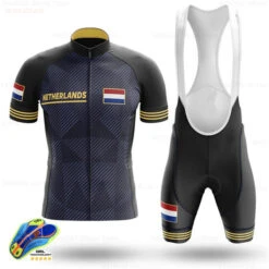 Netherlands Men's Cycling Jersey Bib Short Kit 37 Netherlands Men's Cycling Jersey Bib Short Kit -Cycling Gear product image 1451199569