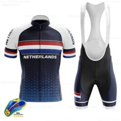 Netherlands Men's Cycling Jersey Bib Short Kit 38 Netherlands Men's Cycling Jersey Bib Short Kit -Cycling Gear product image 1451199570