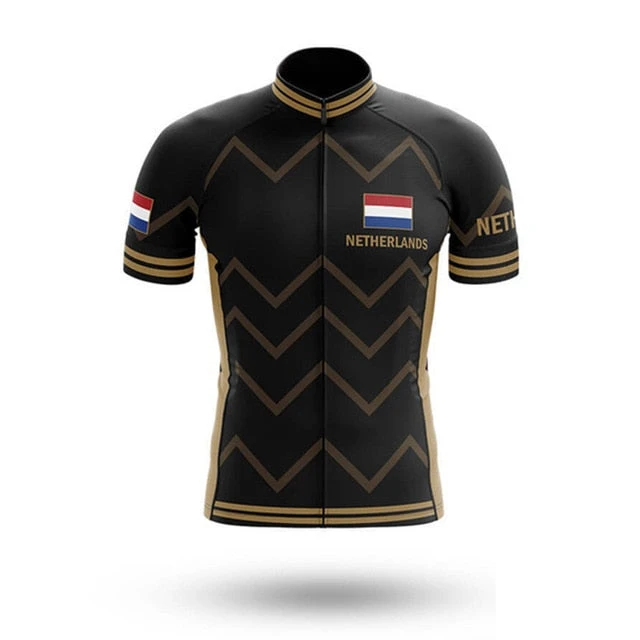 Netherlands Men's Cycling Jersey Bib Short Kit 12 Netherlands Men's Cycling Jersey Bib Short Kit - Image 10
