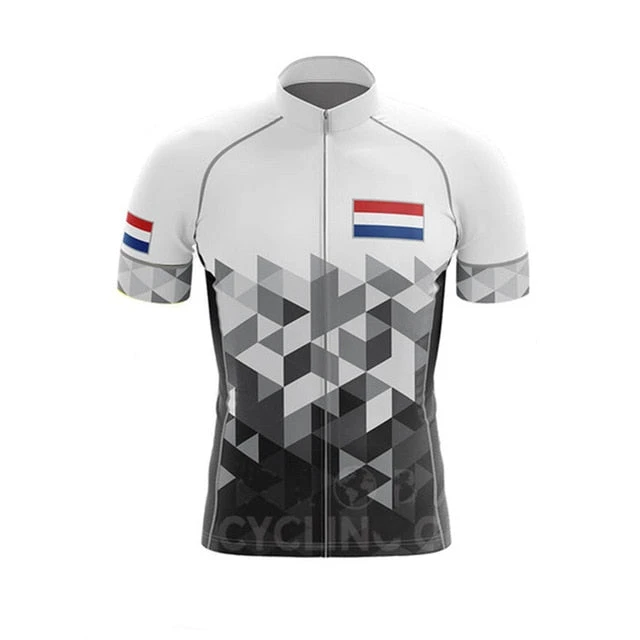 Netherlands Men's Cycling Jersey Bib Short Kit 16 Netherlands Men's Cycling Jersey Bib Short Kit - Image 14