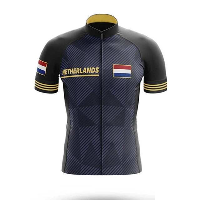 Netherlands Men's Cycling Jersey Bib Short Kit 15 Netherlands Men's Cycling Jersey Bib Short Kit - Image 13