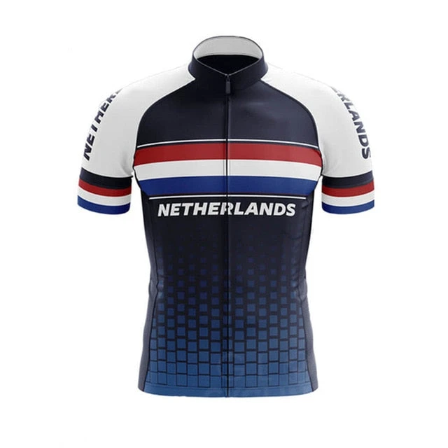 Netherlands Men's Cycling Jersey Bib Short Kit 17 Netherlands Men's Cycling Jersey Bib Short Kit - Image 15
