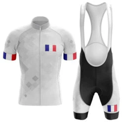 France Men's Cycling Jersey Short Kit -Cycling Gear product image 1482990555