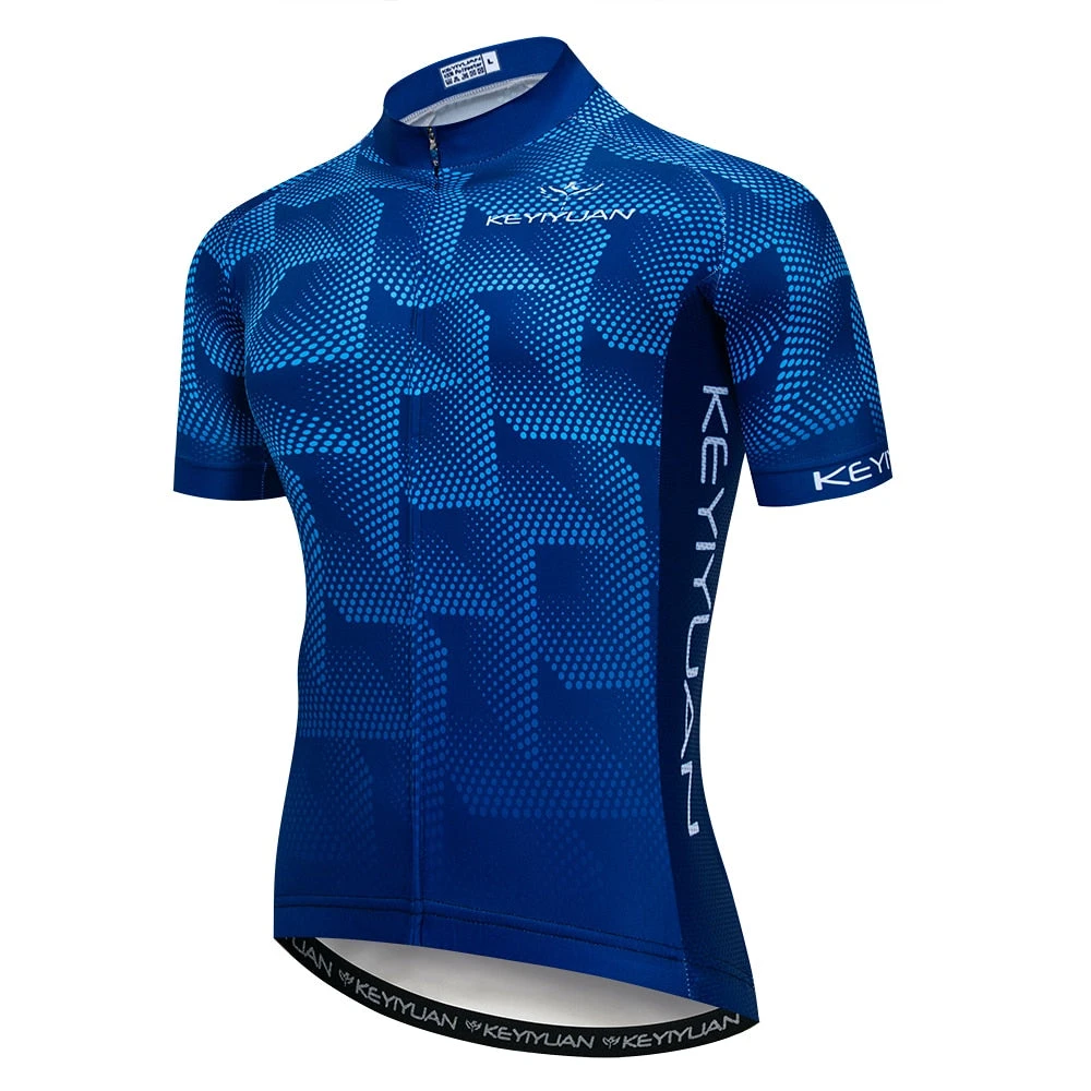 Blue Illusions Men's Cycling Jersey 3 Blue Illusions Men's Cycling Jersey