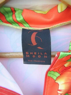 Sheila Moon Women's Orange Hibiscus Cycling Jersey (S, L) - 50% OFF! -Cycling Gear s l1600 1